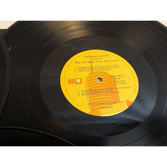 The Nat King Cole Treasury 3 Vinyl Set - Picture 14 of 14